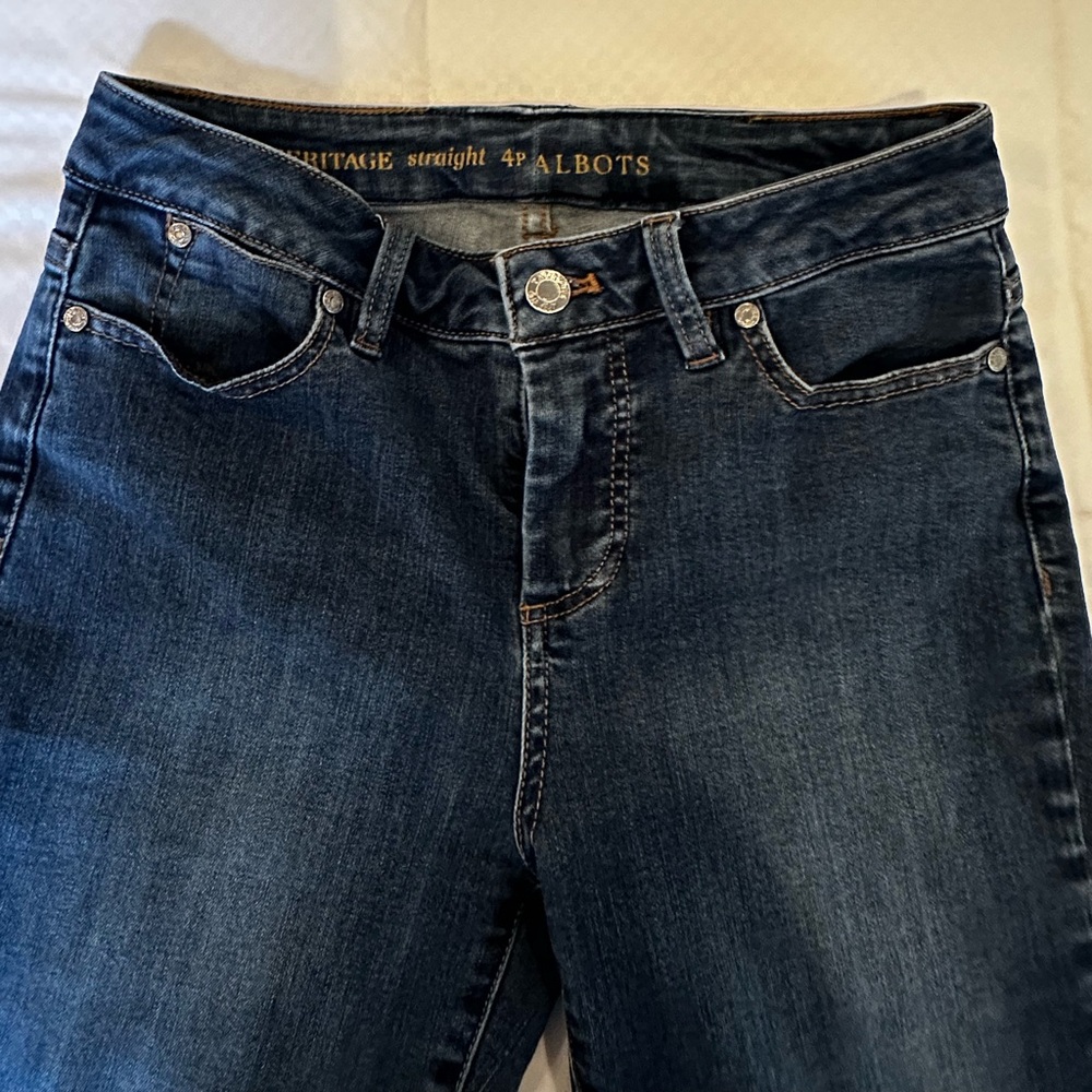 Talbots Heritage Straight Leg Jeans - Size 4